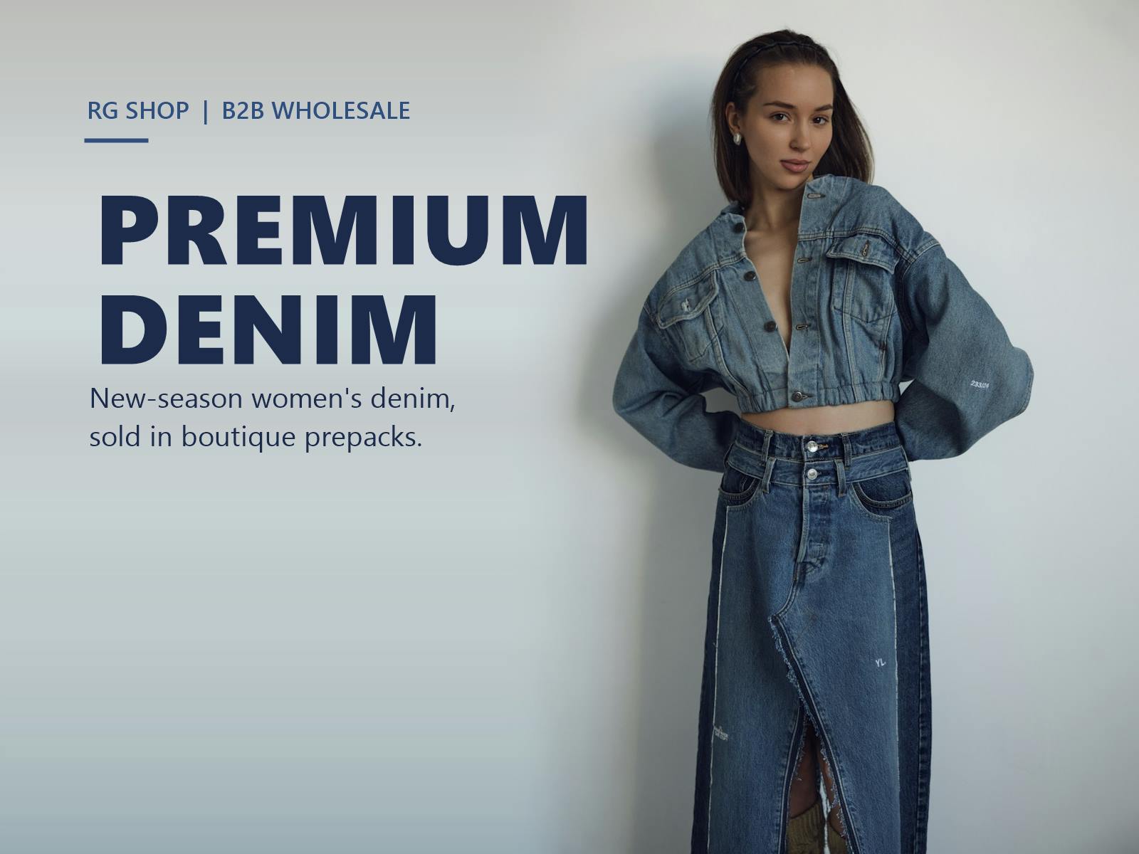 RG SHOP premium women's denim wholesale